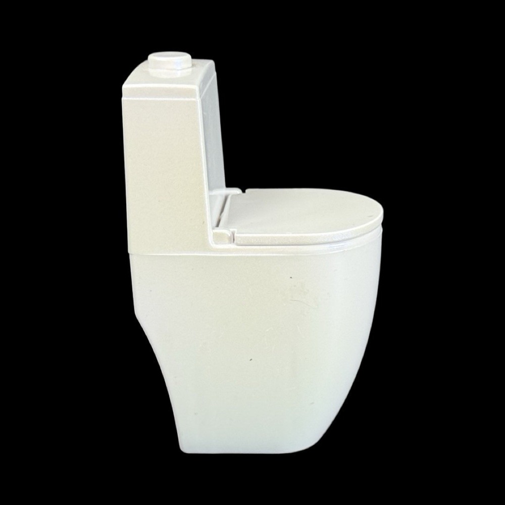 MGA Entertainment Rainbow High Toilet Potty Bathroom Dollhouse Furniture 5"